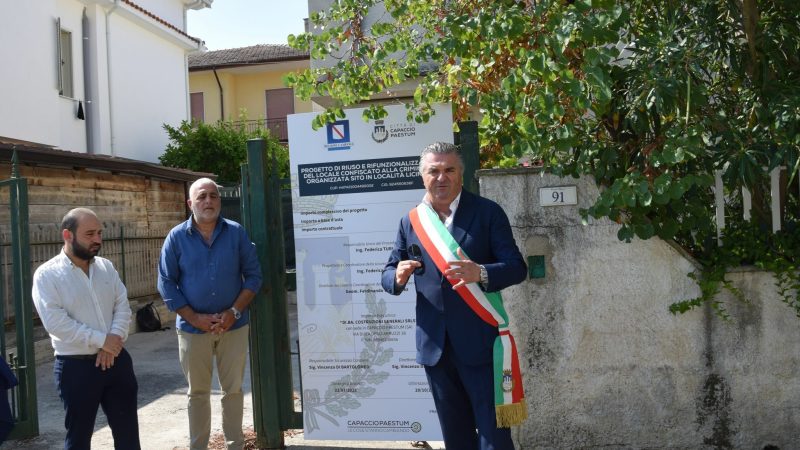 Capaccio Paestum: a Licinella uffici Comunali in locale confiscato a criminalità
