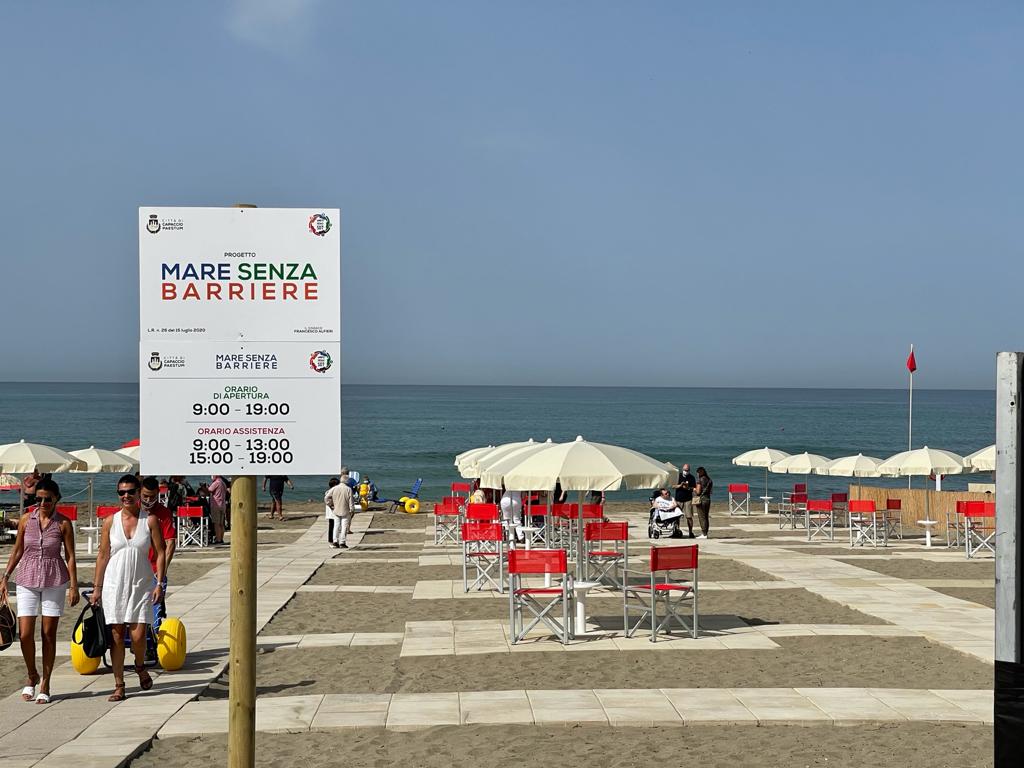 Capaccio Paestum: riapertura spiaggia senza barriere