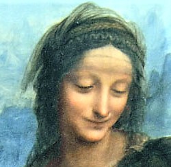 La Sant’ Anna giovane di Leonardo da Vinci