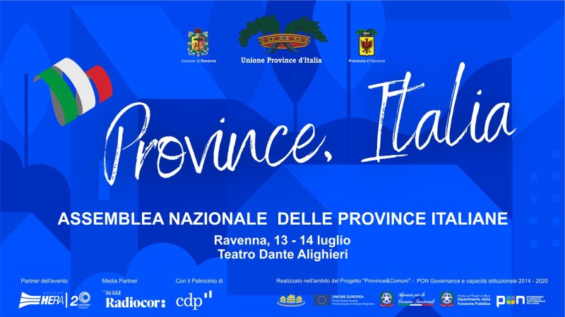 Salerno: Presidente Strianese con delegazione a Ravenna per Assemblea Nazionale Province italiane