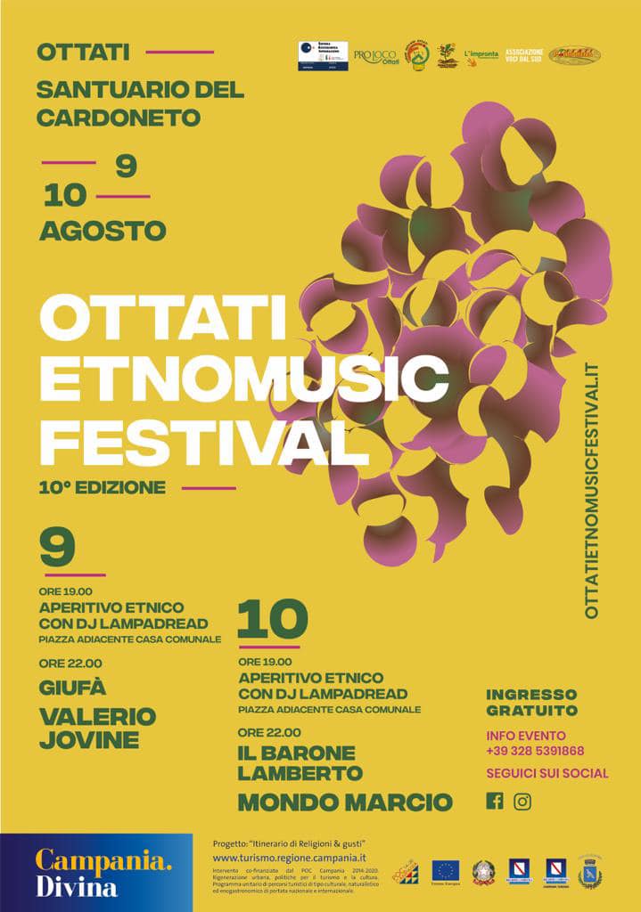 Ottati: 9 – 10 Agosto 2022 “Ottati Etnomusic Festival”