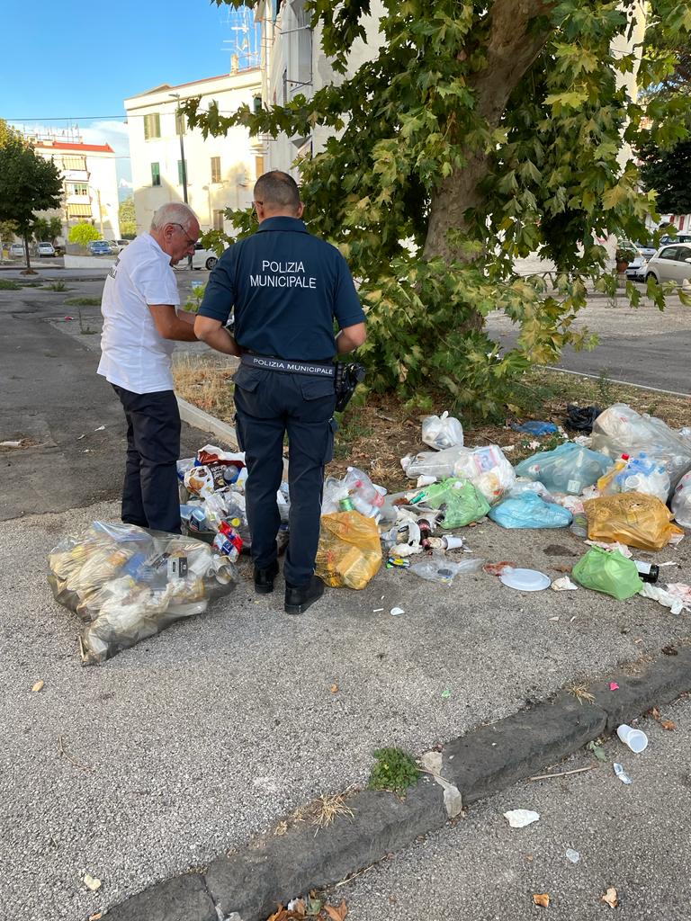 Eboli: controlli abbandono selvaggio rifiuti