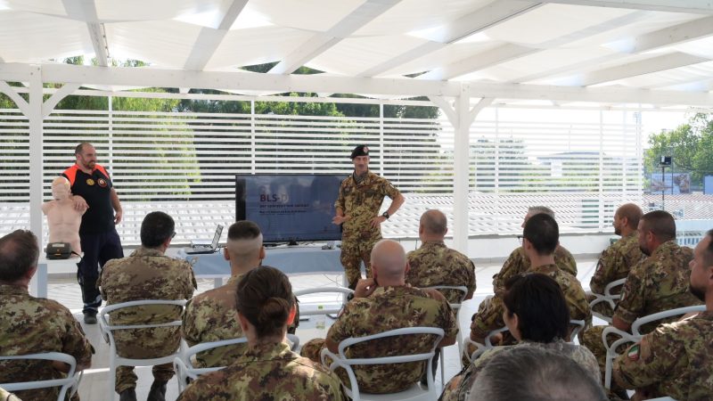 Salerno: Corso BLS-D alla Brigata “Garibaldi”, abilitati 25 militari “Cavalleggeri Guide” (19°)