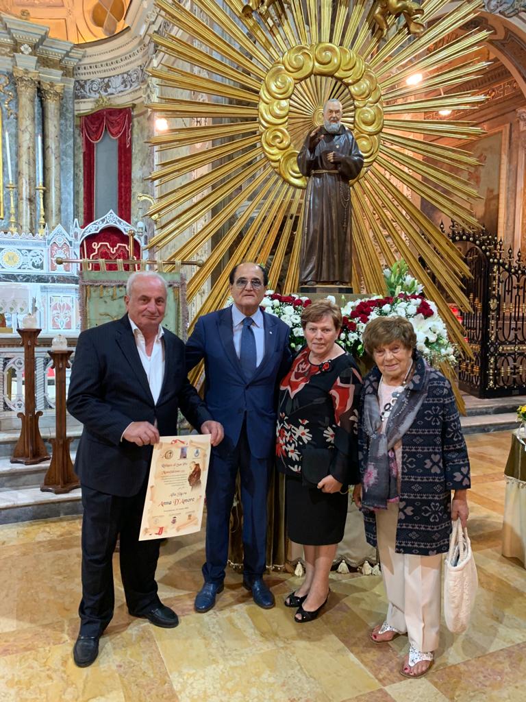 Montefalcione: reliquie di Padre Pio in visita