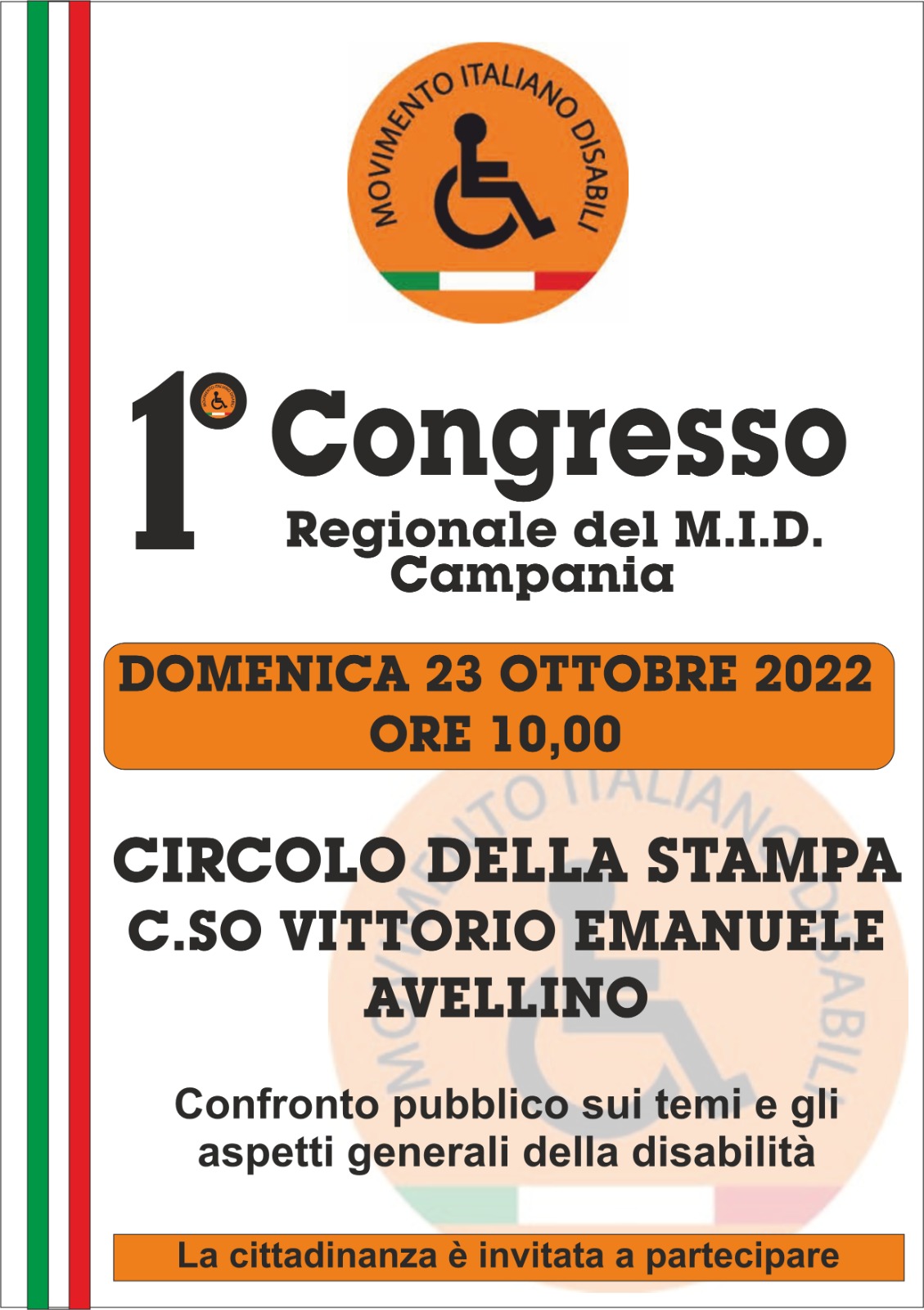 Campania: 1°Congresso regionale su Disabilità