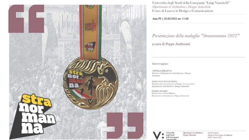 Aversa: presentazione medaglia Stranormanna 2022 ad Università degli Studi della Campania