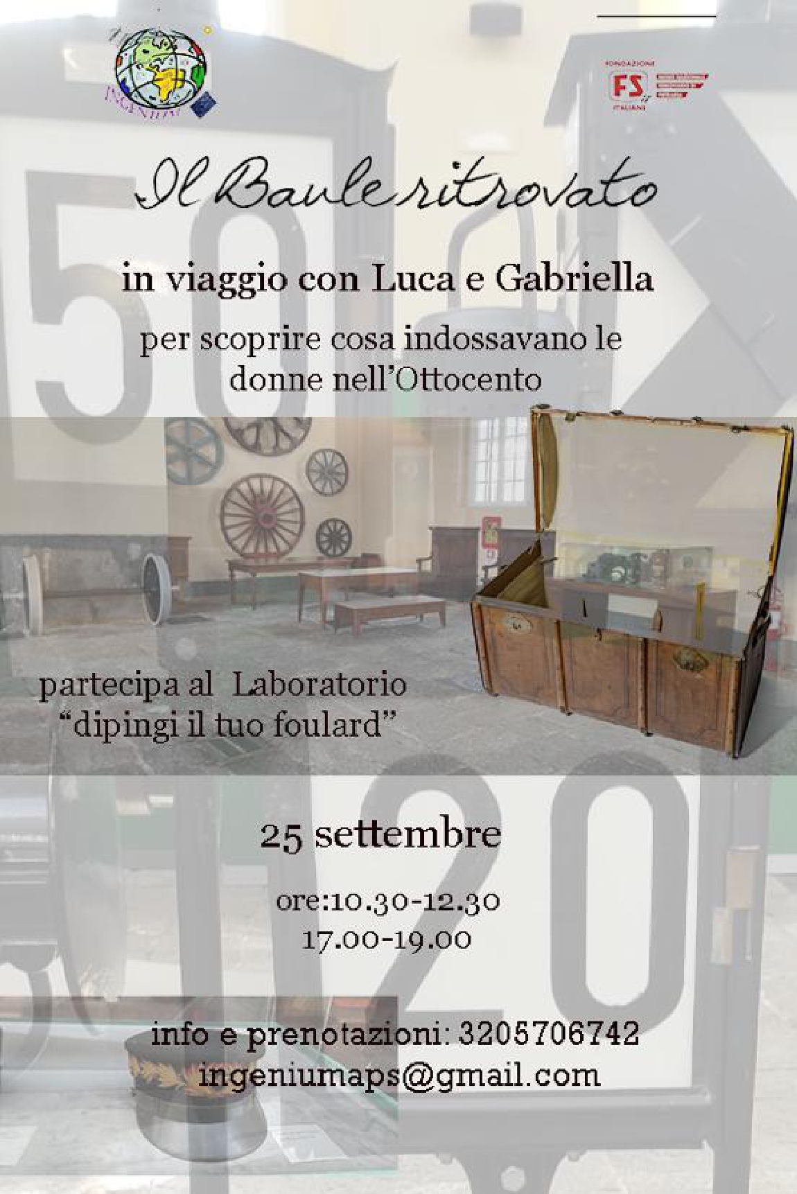 Napoli: Fondazione FS, a Museo di Pietrarsa “Il baule ritrovato”