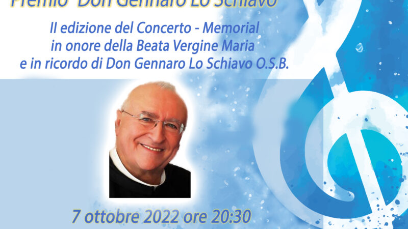 Cava de’ Tirreni: La Voce di Maria – Premio “Don Gennaro Lo Schiavo”  II ediz. del Concerto