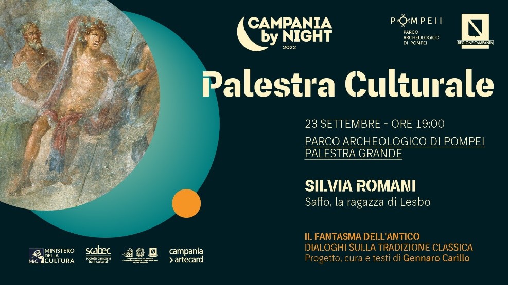Pompei: “Palestra culturale”, incontro con Silvia Romani “Saffo, la ragazza di Lesbo”
