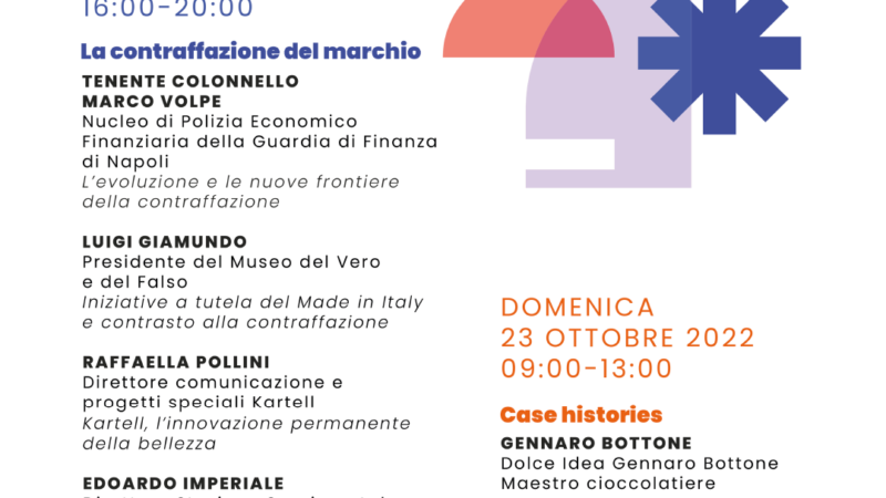 Napoli: all’Archivio di Stato “Marchi d’Impresa, Case Histories” 22-23 Ottobre 2022