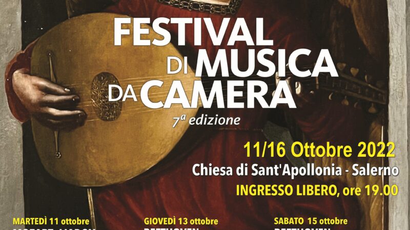 Salerno: Conservatorio ‘Martucci’, Festival di Musica alla Chiesa di S.Apollonia