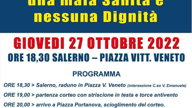 Salerno: Sanità allo sbando, FdI, marcia a difesa diritto alla Salute