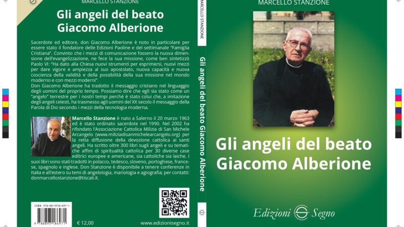 Libro su don Giacomo Alberione e gli Angeli: 50° morte fondatore della società San Paolo
