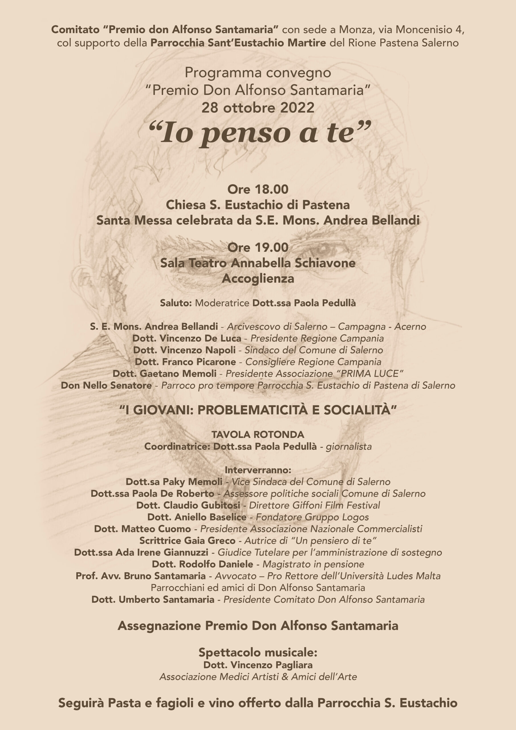 Salerno: Parrocchia Sant’Eustachio “Premio don Alfonso Santamaria” e convegno