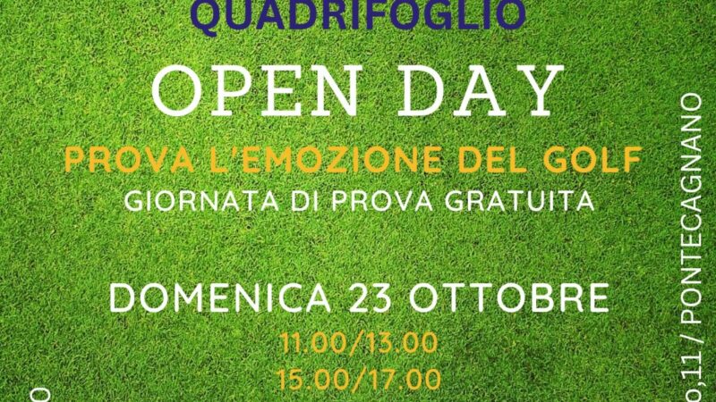 Salerno: Open day al Golf Club