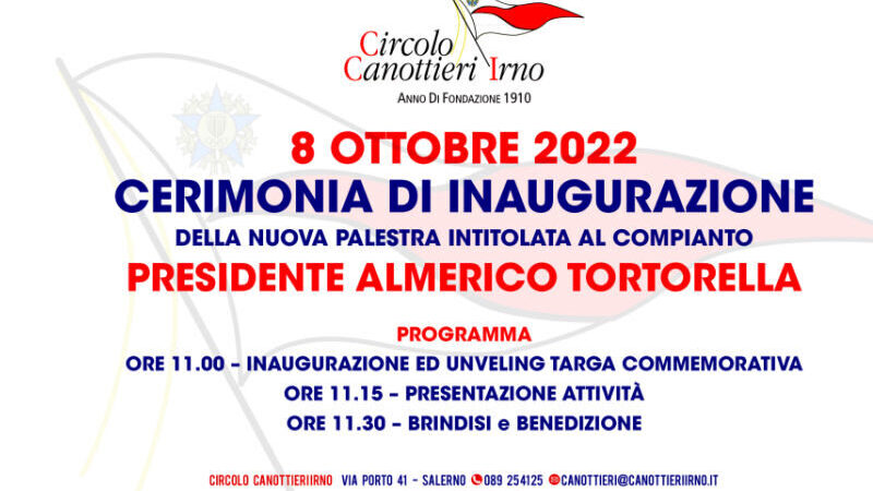 Salerno: Canottieri Irno, nuova palestra ad “Almerico Tortorella”, presentazione “Progetto Trotula”