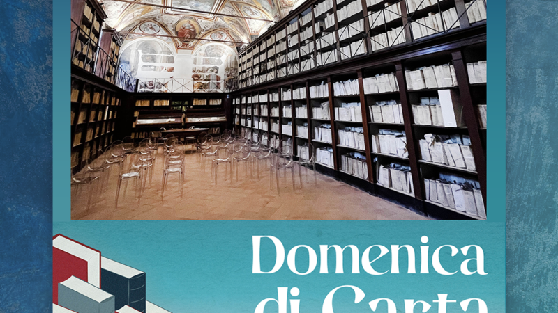 Napoli: all’Archivio di Stato apertura “Domenica di Carta”