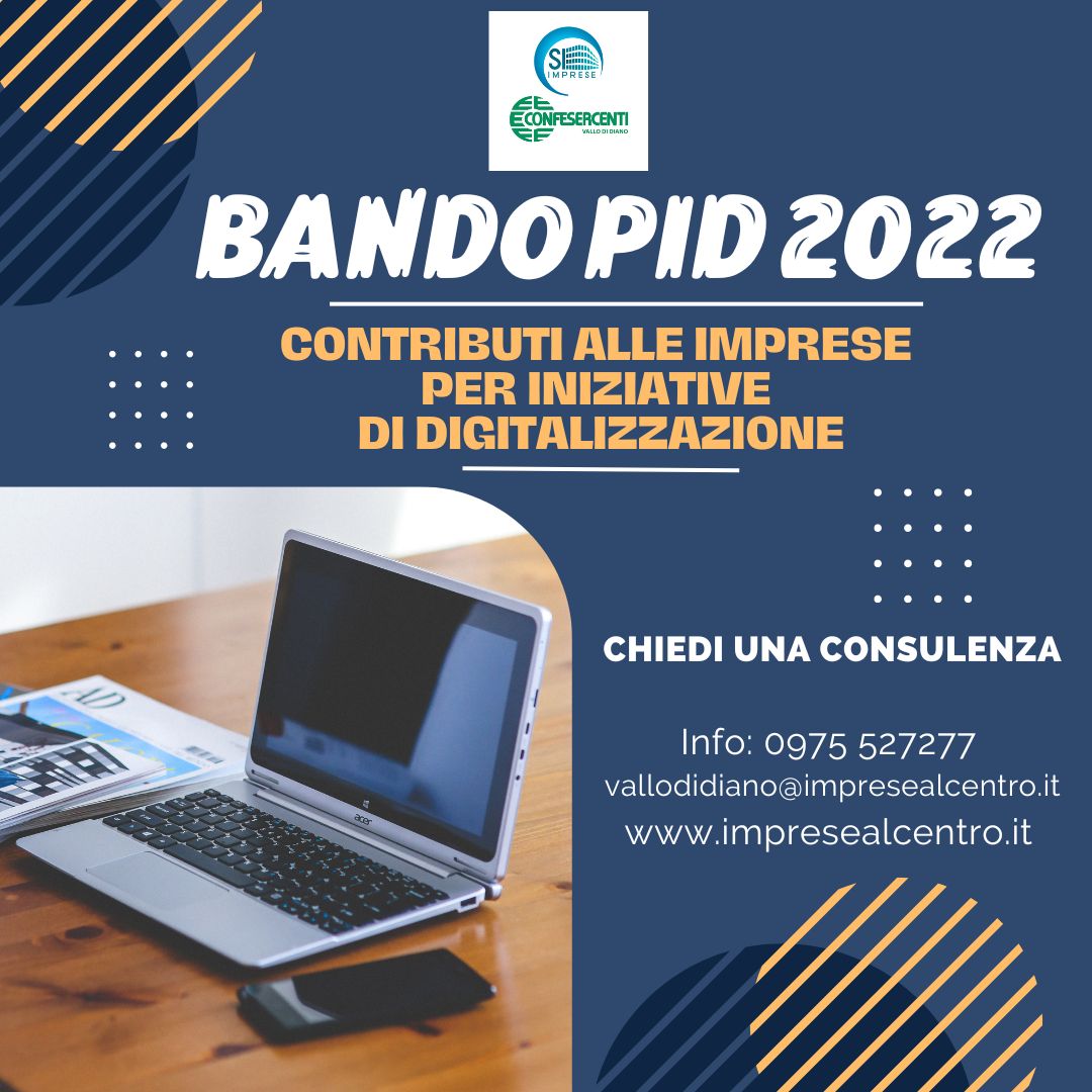 Salerno: 2^ ediz. bando PID 2022, contributi per digitalizzazione ad imprese