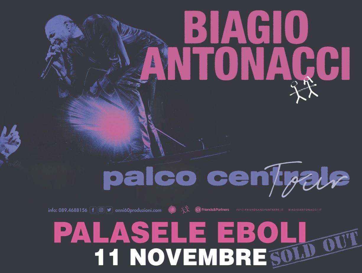 Eboli: a PalaSele Biagio Antonacci in Tour
