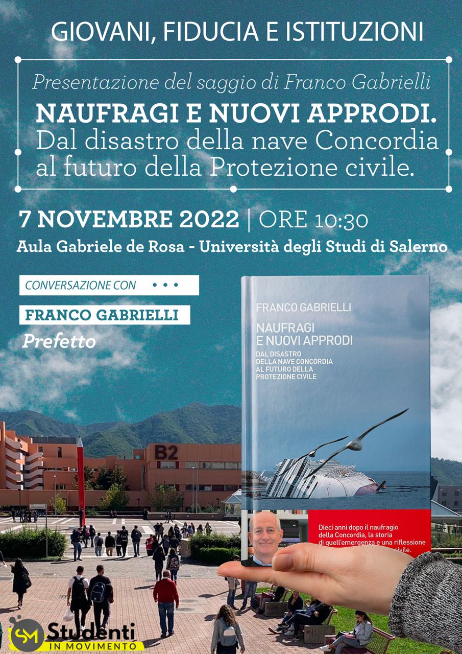 Salerno: Prefetto Franco Gabrielli all’Università per presentare suo saggio 