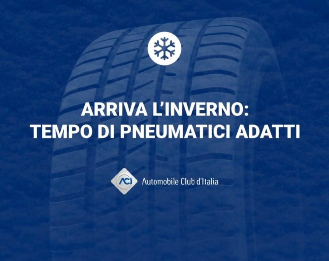 Salerno: Aci, da 15 Novembre 2022 obbligo pneumatici invernali o catene disponibili