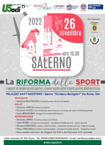 Salerno: "Sport Point", 3° incontro a Palazzo Sant'Agostino