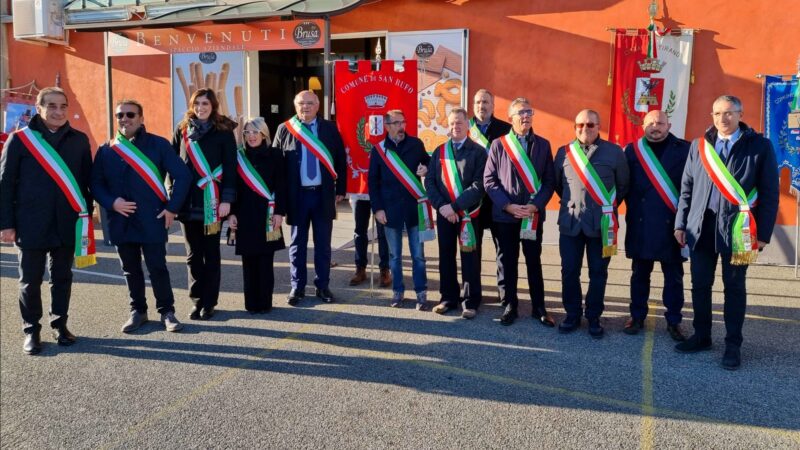 San Rufo: a Biella inaugurazione 2° lotto selciato con pietre della memoria a Nuraghe Chervu