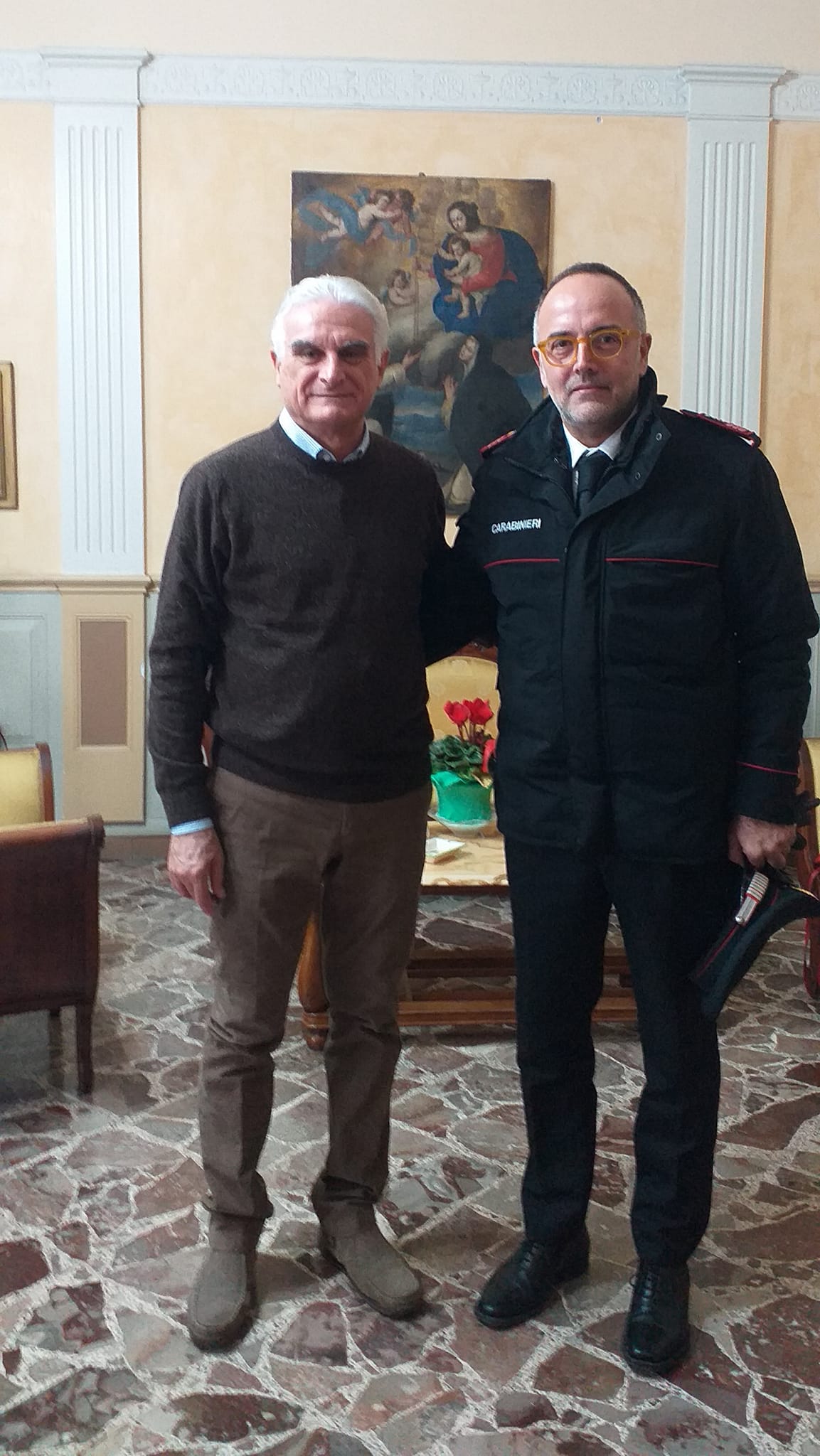 Sarno: Sindaco Canfora ha incontrato nuovo Comandante Carabinieri
