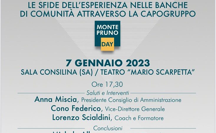 Sala Consilina: Banca Monte Pruno, convention annuale