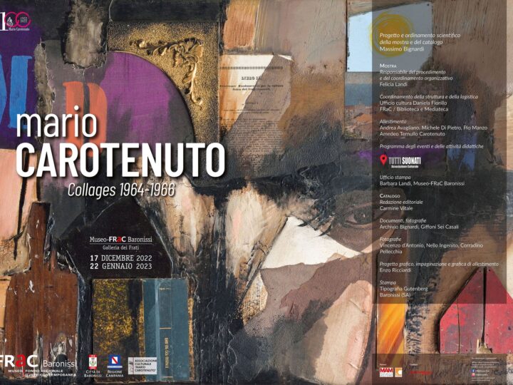 Baronissi: al FRaC inaugurazione mostra Mario Carotenuto Collages 1964-1966
