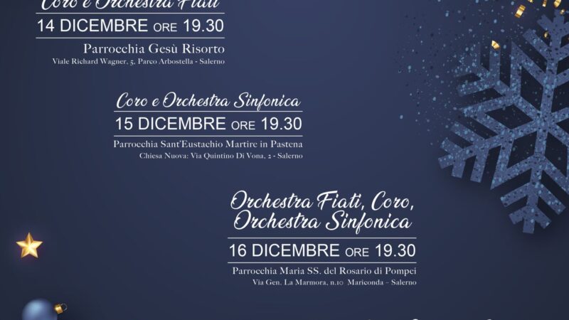 Salerno: IC “Monterisi” concerti natalizi itineranti