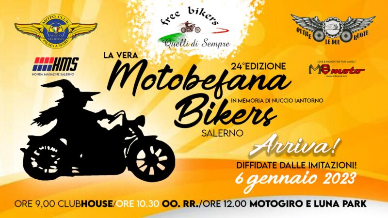 Salerno: 24^ ediz. “MotoBefana Biker”