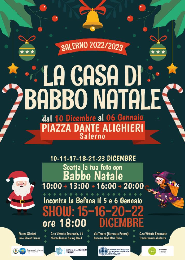 Salerno: inaugurazione Casa di Babbo Natale
