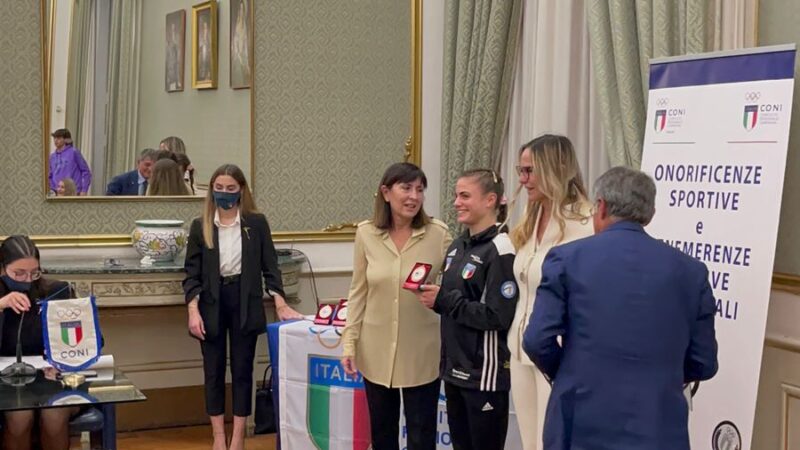 Salerno: Ginnastica Salerno, a Nunzia Dercenno, neo campionessa italiana di Ginnastica Artistica, Premio CONI “Giovani Speranze”
