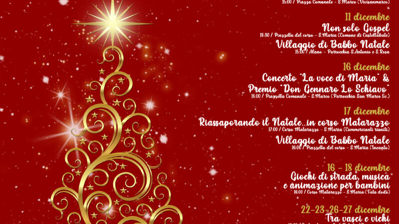 Castellabate: ricco calendario eventi natalizi