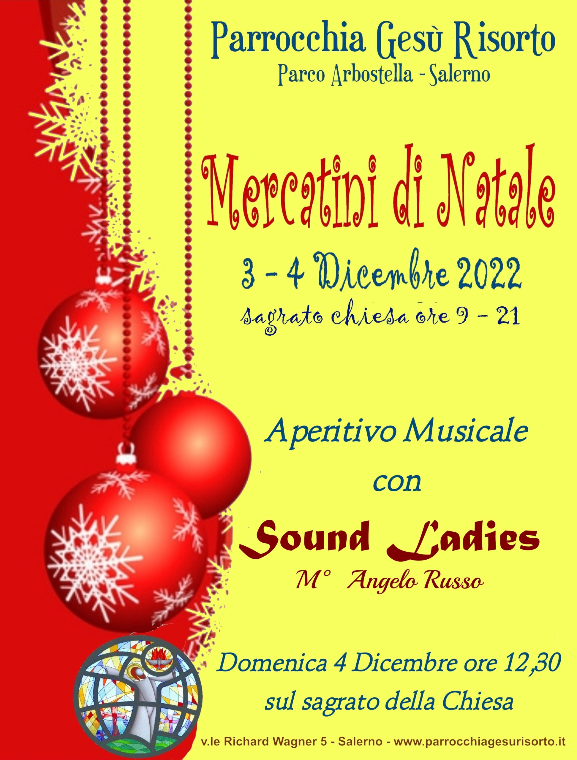 Salerno: Parrocchia Gesù Risorto, “Mercatini di Natale” 3 – 4 Dicembre 2022