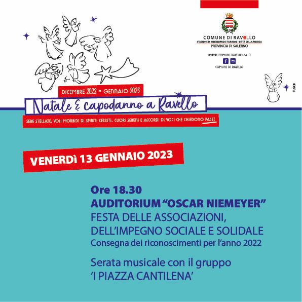 Ravello: Festa delle associazioni e dell’impegno sociale all’ auditorium Oscar Niemeyer 