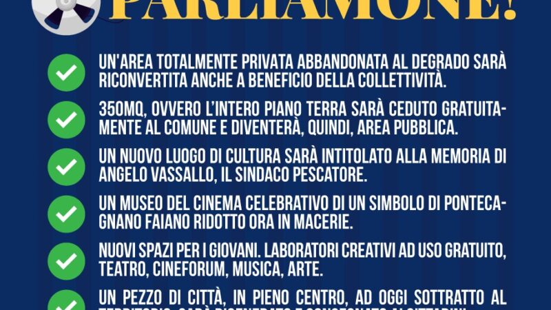 Pontecagnano Faiano: Cinema nuovo, Lanzara e Vaccaro incontrano cittadini