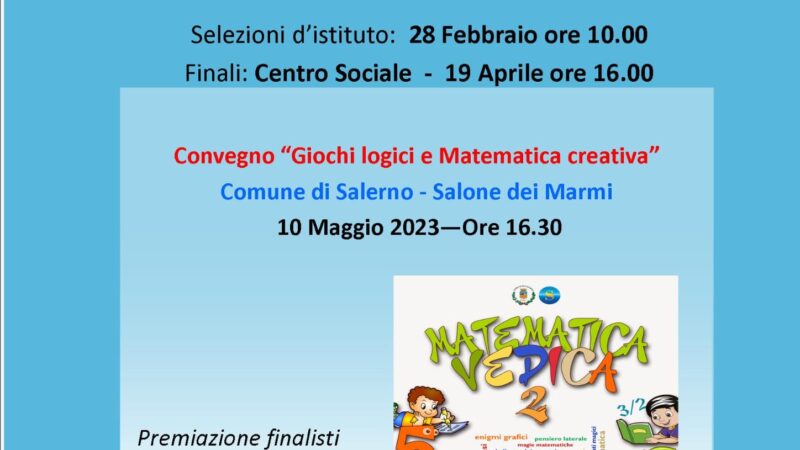 Salerno: 2^ ediz. “Matematica in Gioco: divertimento e magia”, conferenza stampa