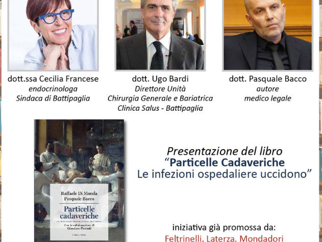 Battipaglia: presentazione libro “Particelle cadaveriche” di Pasquale Bacco