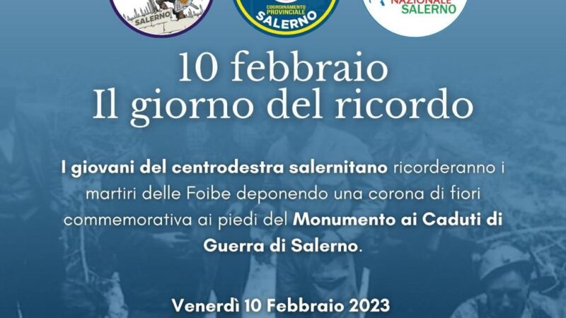 Salerno: centrodestra, martiri Foibe “Richiesta strada per Norma Cossetto”
