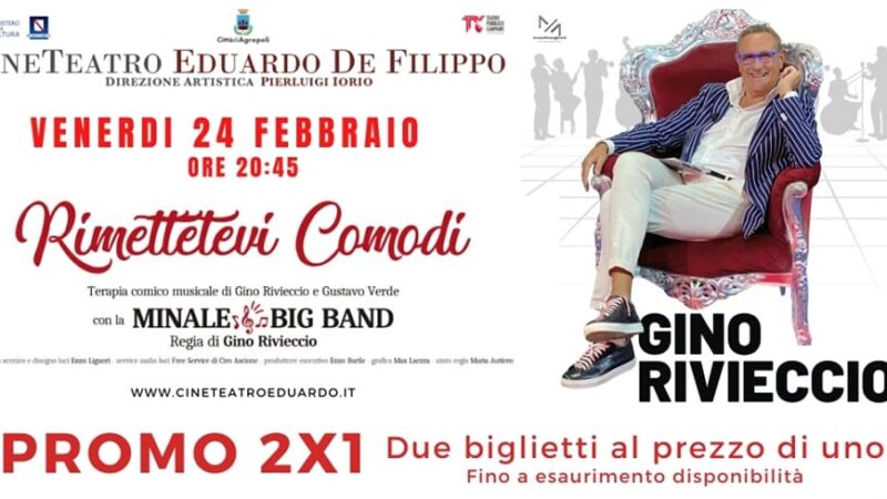 Agropoli: Gino Rivieccio e la Minale Big Band al “De Filippo”  