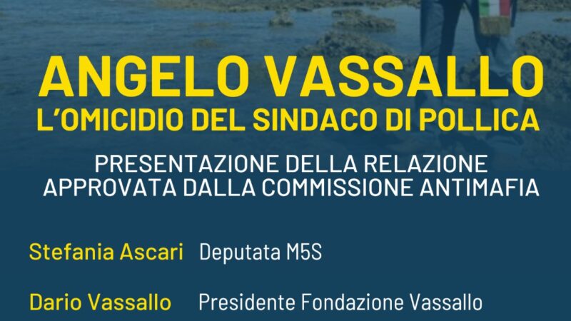 Roma: Fondazione Vassallo, chiusura inchiesta Antimafia su omicidio Sindaco Pescatore, dati emersi