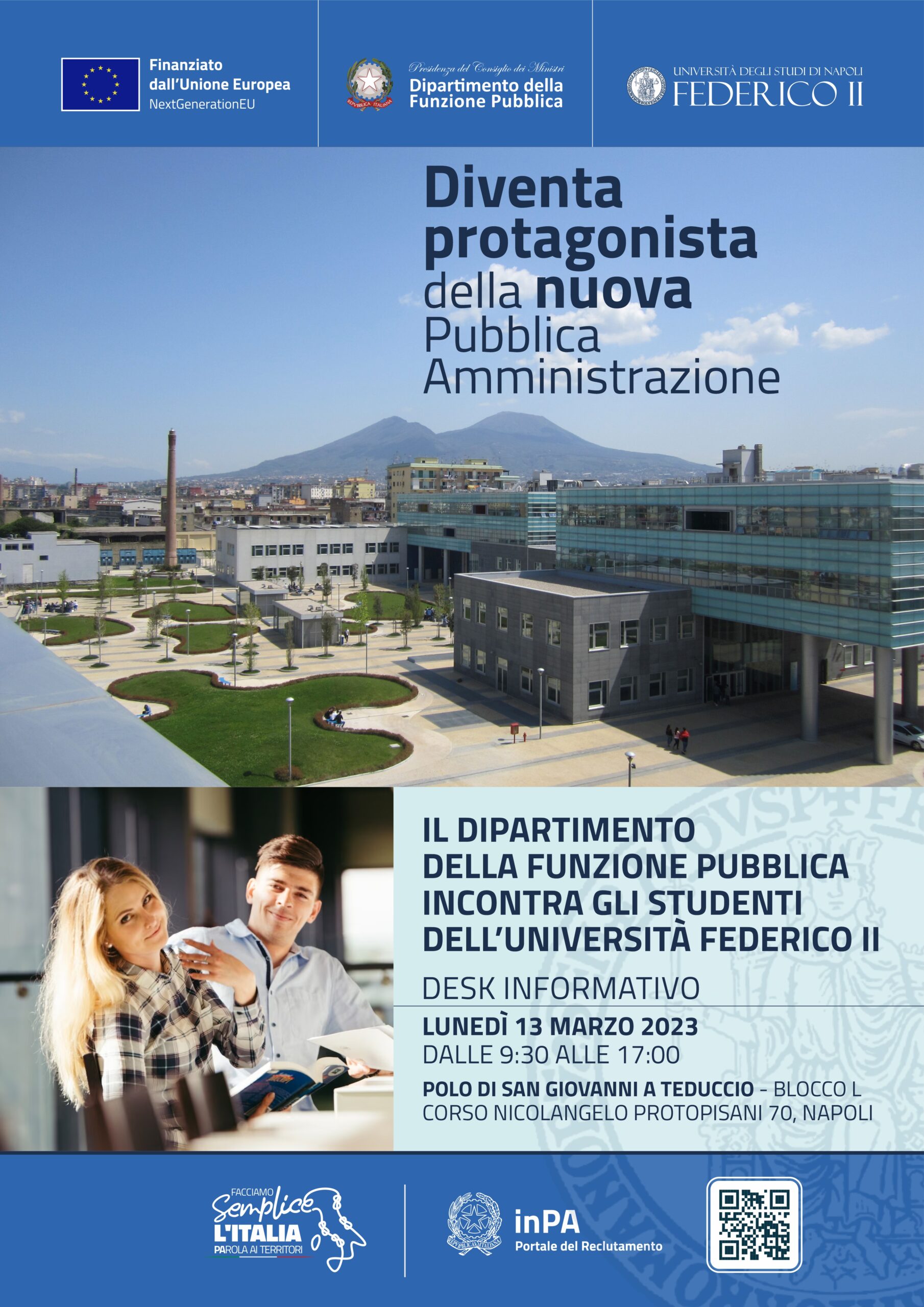 Napoli: Ministro Zangrillo ‘Facciamo semplice l’Italia. PArola ai territori’, incontro con Università Federico II e Comune 