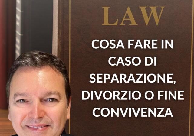 Separazione, divorzio, fine convivenza: on line testo di Giorgio Aldo Maccaroni, Presidente AIDIF