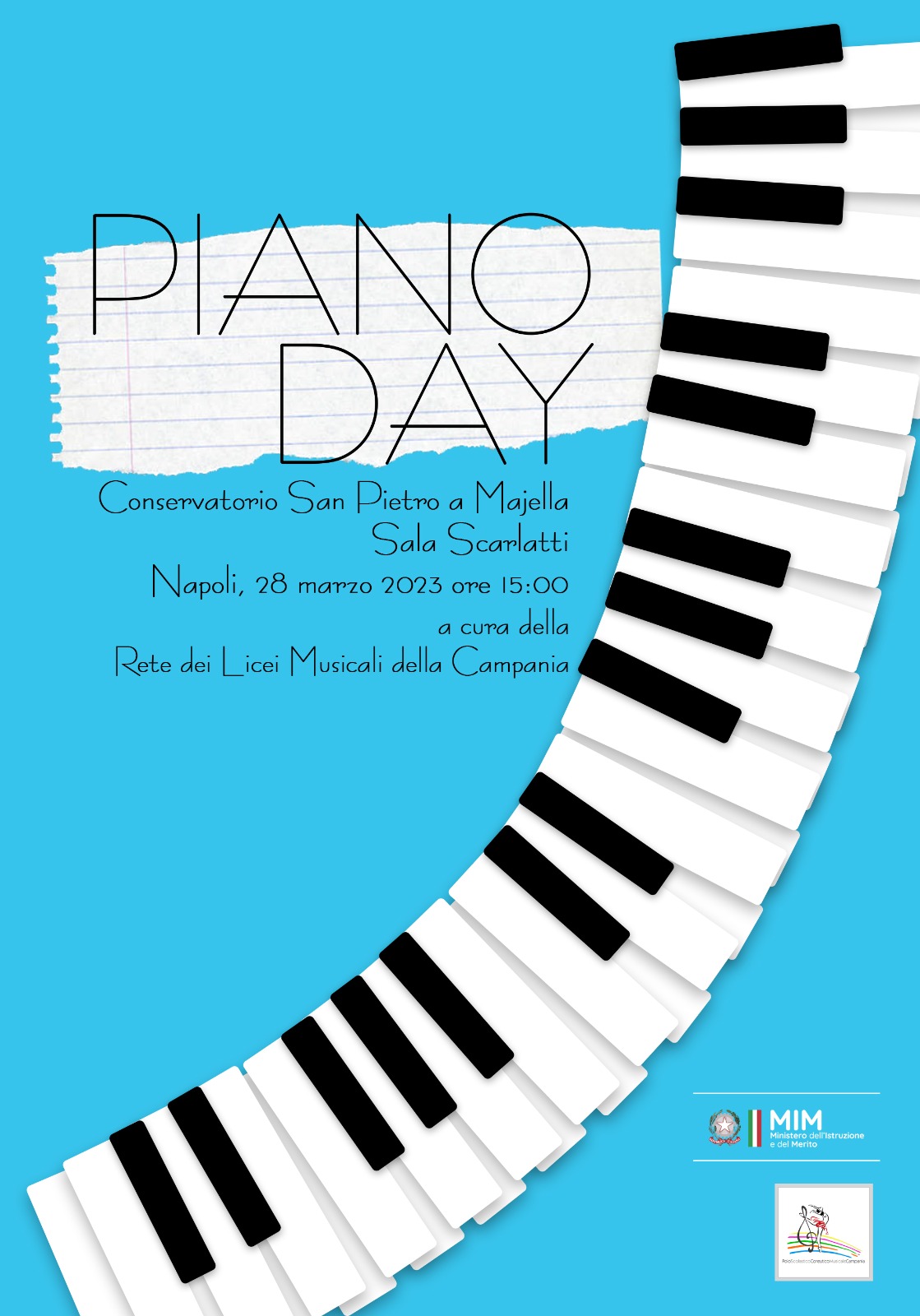 Napoli: Polo Regionale, licei musicali per Piano Day