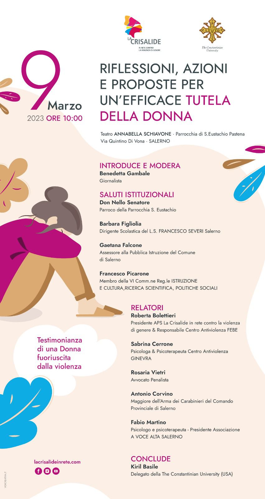 Salerno: 8 Marzo, convegno e question time con licealii della zona orientale
