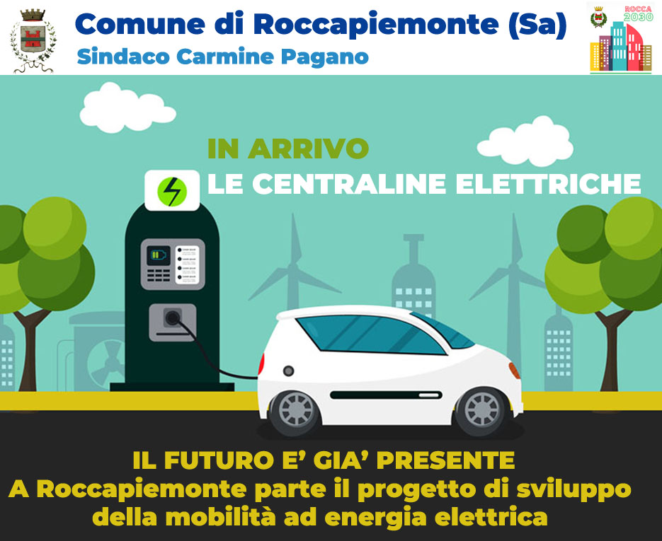 Roccapiemonte: a breve centraline per ricarica veicoli ad energia elettrica