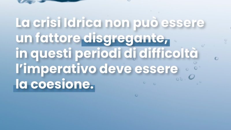 Roma: Federbim, siccità, direttore Dal Bosco “Condivido pienamente parole del Direttore ANBI”