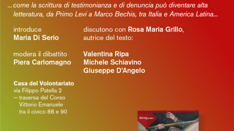 Salerno: Memoria in Movimento, presentazione libro di Rosa Maria Grillo “Vivere per testimoniare, testimoniare per vivere”